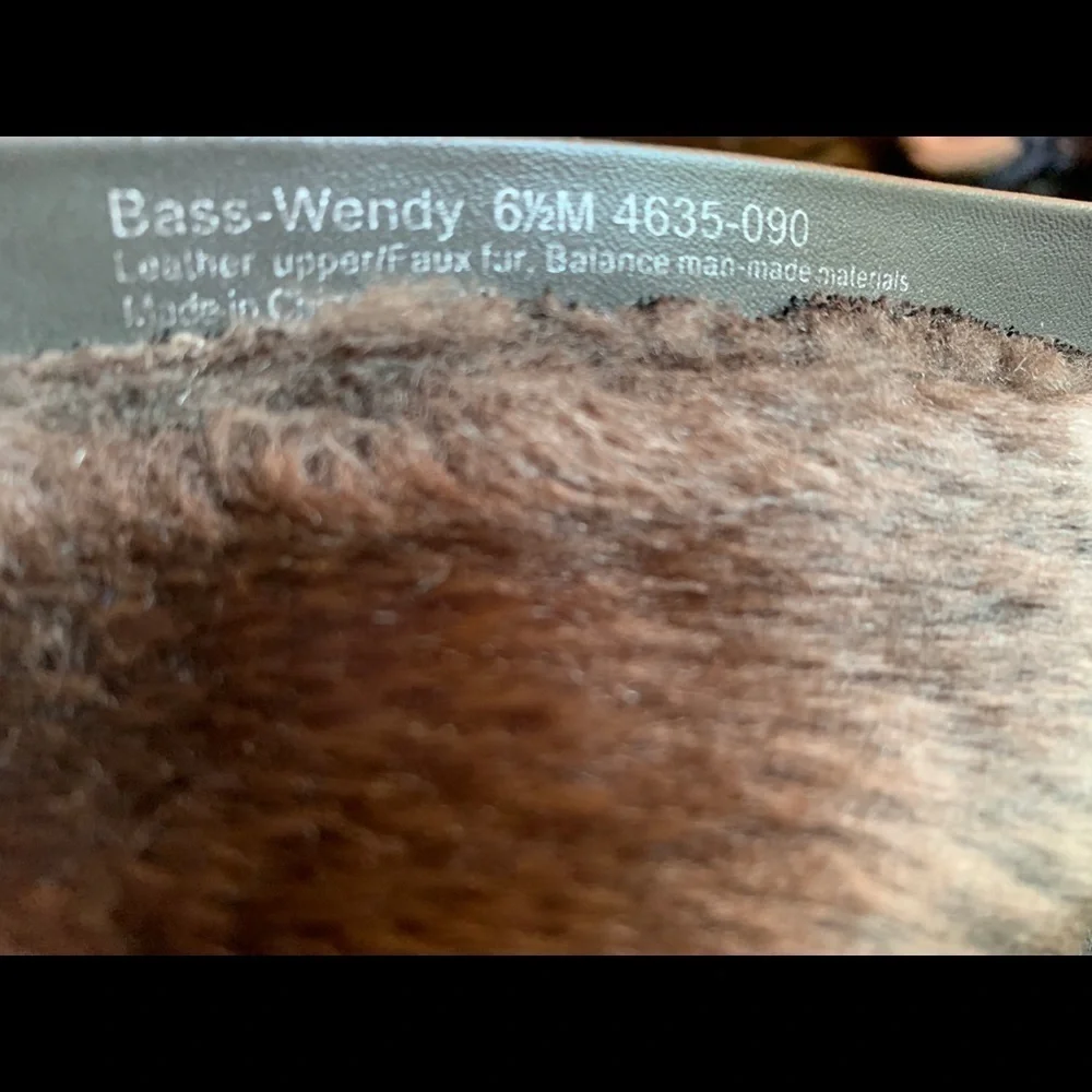 🌿SALE🌿GH BASS & Co. Leather Winter Boots Sz 6.5